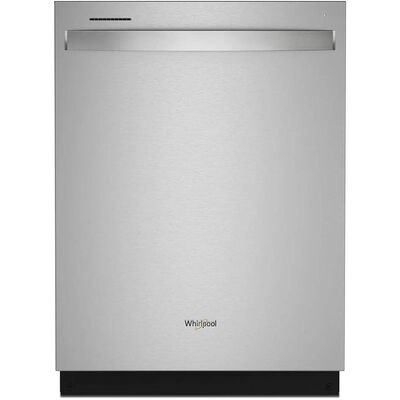 Whirlpool 24 in. Top Control Dishwasher with 47 dBa Sound Level & 3rd-Rack - Fingerprint Resistant Stainless | WDT970SAKZ