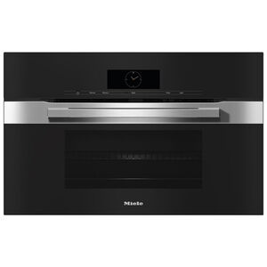 Miele PureLine Series 30 in. 1.5 cu. ft. Smart Speed Electric Single Wall Oven with Standard Convection - Clean Touch Steel, , hires