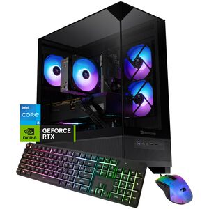 iBUYPOWER Element SE Gaming Desktop with Intel Core i5 14400F, 14th Gen, 10-Core CPU, NVIDIA GeForce RTX 5060, 8GB VRAM GPU, 16 GB RAM, 1 TB SSD & Windows 11 Home - Black, , hires