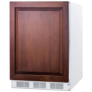 Summit 24 in. 5.1 cu. ft. Mini Fridge with Freezer Compartment - Custom Panel Ready, , hires