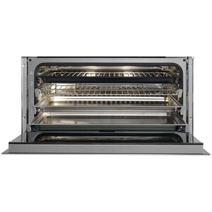 Wolf M Series 30 in. 2.4 cu. ft. Steam Electric Single Wall Oven with Dual Convection - Black - Tubular Handle, , hires