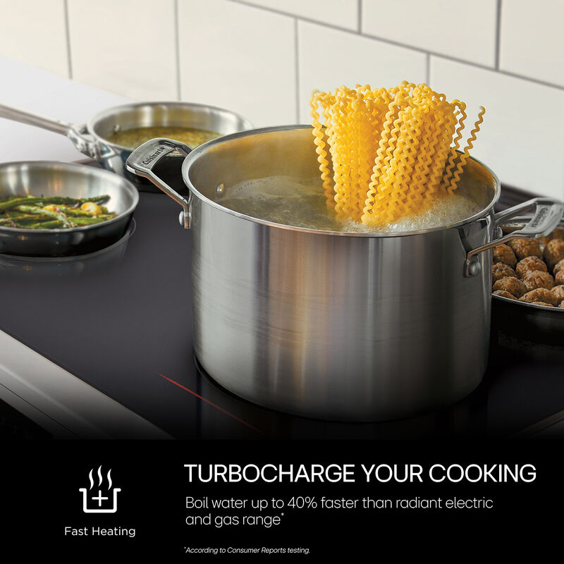 LG 30 in. 6.3 cu. ft. Smart Air Fry True European Convection Slide-In Electric Range with 4 Induction Burners - PrintProof Stainless Steel, , hires