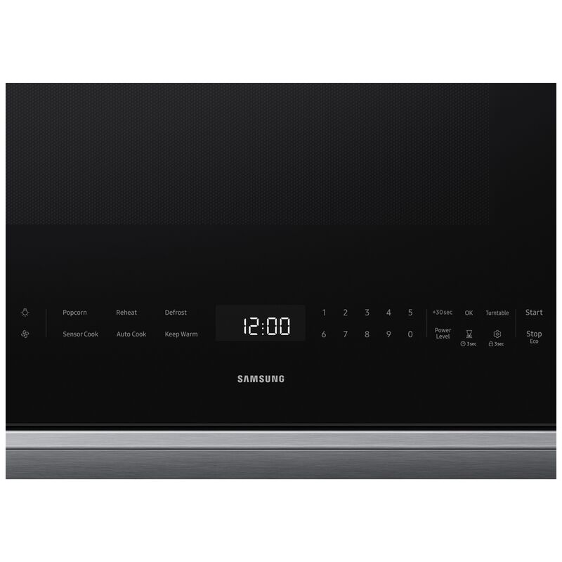 Samsung 30 in. 2.1 cu. ft. 1000W Smart Over-the-Range Microwave with 500 CFM & Sensor Cooking - Stainless Steel, , hires