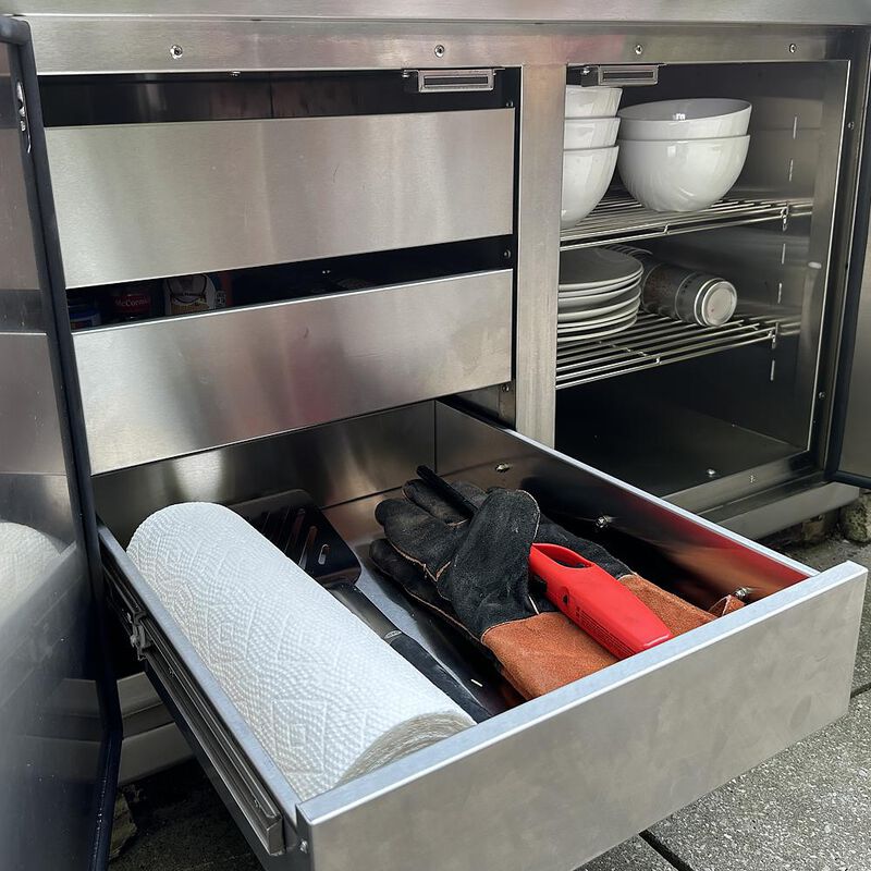 XO 36 in. Sealed Pantry - Stainless Steel, , hires