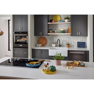 KitchenAid 30 in. 5 cu. ft. Smart Electric Single Wall Oven with True European Convection - Black Stainless Steel with PrintShield Finish, Black Stainless Steel with PrintShield Finish, hires