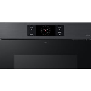 Samsung Bespoke 30 in. 5.1 cu. ft. Electric Smart Wall Oven with Dual Convection & Steam Clean - Matte Black, , hires