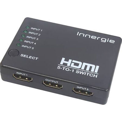 Innergie Video Accessory - HDMI Switch 5 to 1 | AVHDHD501