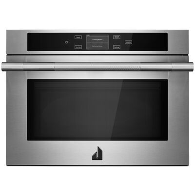JennAir Rise 24" 1.4 Cu. Ft. Electric Smart Wall Oven with True European Convection - Stainless Steel | JMC6224HL