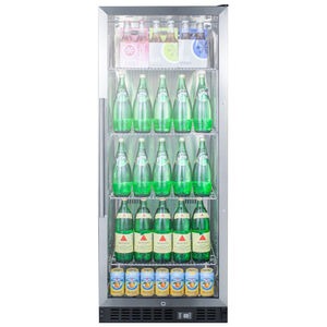 Summit Commercial 24 in. Built-In/Freestanding Beverage Center with Adjustable Shelves & Knob(s) Control - Stainless Steel, , hires