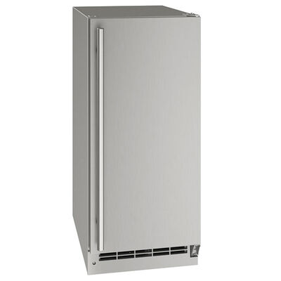 U-Line Outdoor Collection Series 15 in. 3.1 cu. ft. Outdoor Mini Fridge - Stainless Steel | ORE115SS01A