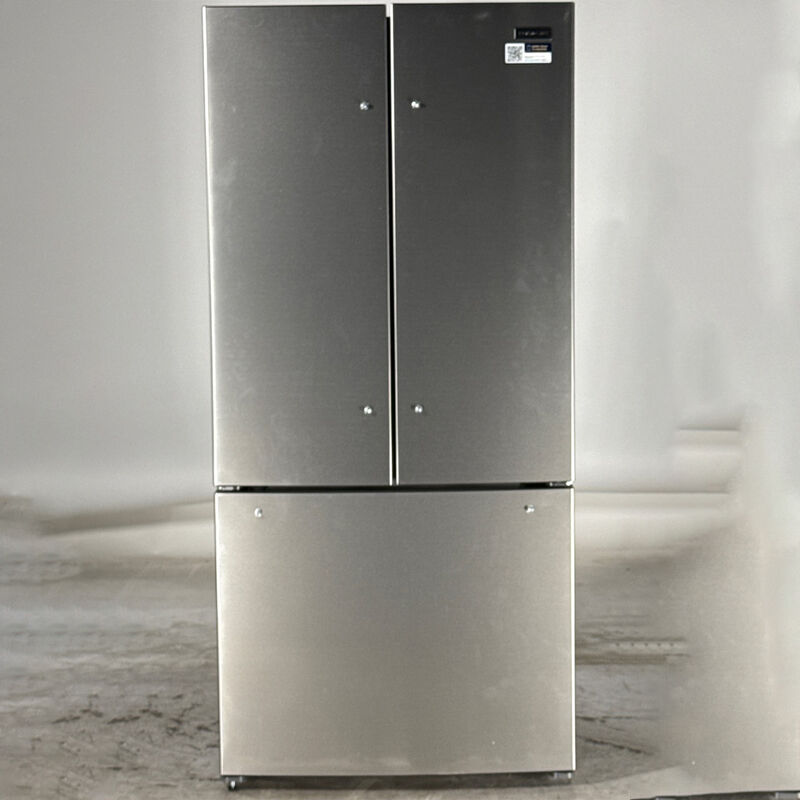 Frigidaire 32 in. 17.6 cu. ft. Counter Depth French Door Refrigerator with Ice Maker - Brushed Steel (Open Box Good Condition), , hires