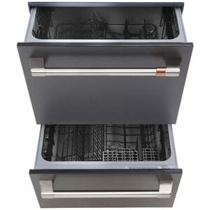 Cafe 24 in. Top Control Flush-Mount Dishwasher Drawer with 49 dBa Sound Level - Matte Black, , hires