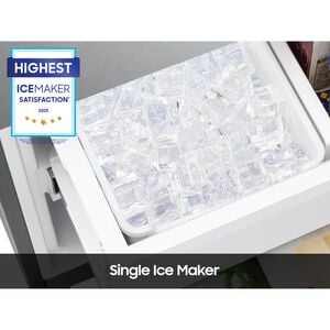 Samsung 33 in. 17.5 cu. ft. Smart Counter Depth French Door Refrigerator with Ice Maker - Fingerprint Resistant Stainless Steel, Fingerprint Resistant Stainless, hires