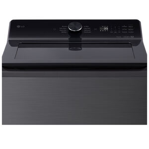 LG 27 in. 5.0 cu. ft. Smart Top Load Washer with EasyUnload & AI Sensing - Platinum Black, Platinum Black, hires