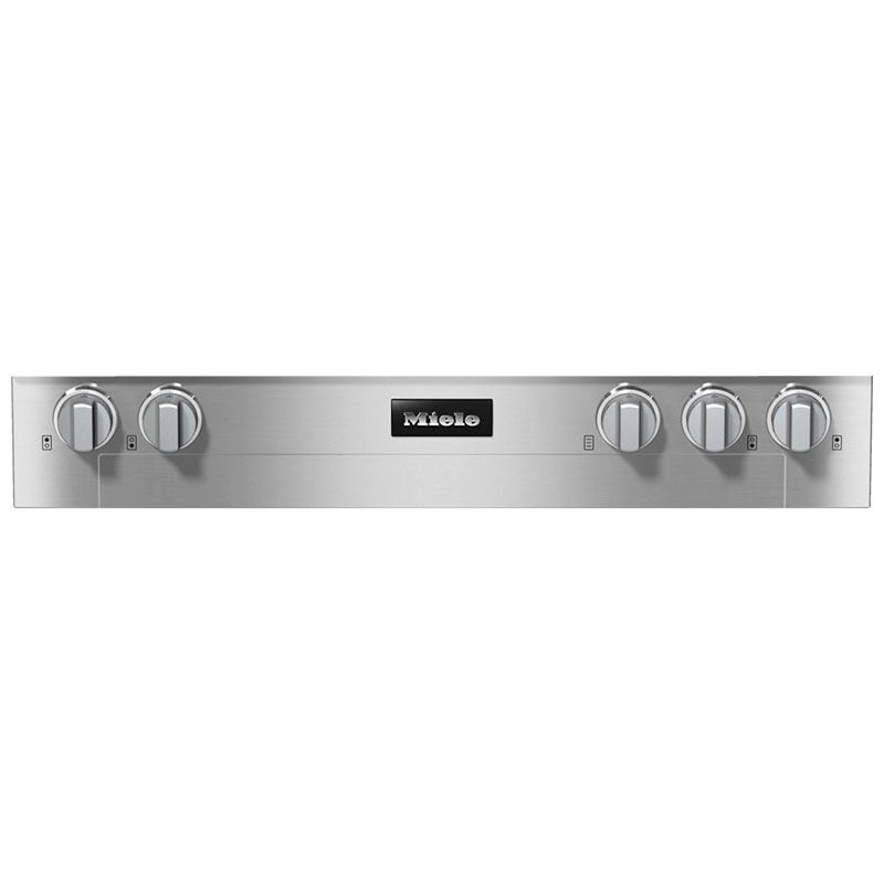 Miele Professional Series 36 in. 4-Burner Natural Gas Rangetop with Griddle, Simmer Burner & Power Burner - Stainless Steel, , hires
