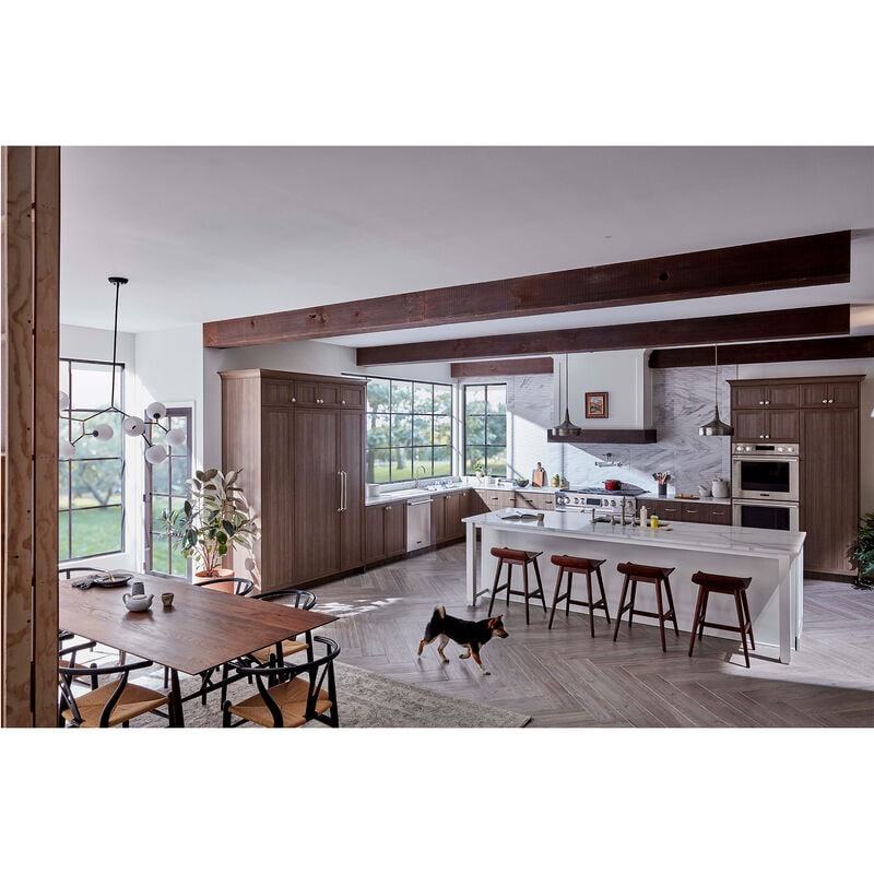 Signature Kitchen Suite 30 in. 9.4 cu. ft. Smart Front Control Electric Double Wall Oven with True European Convection - Stainless Steel, , hires