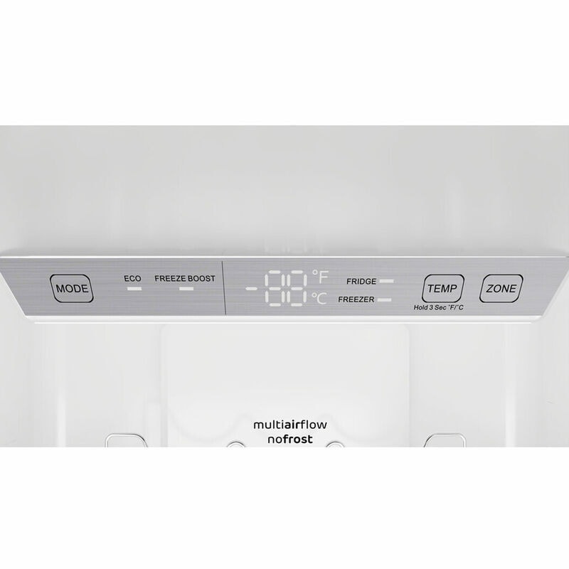 Sharp 24 in. 11.5 cu. ft. Counter Depth Bottom Freezer Refrigerator - Stainless Steel, , hires