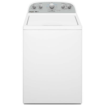 Whirlpool 28 in. 3.8 cu. ft. Top Load Washer with 2-in-1 Removable Agitator - White | WTW4957PW