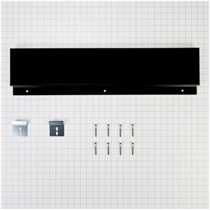 KitchenAid 6 in. H Slide-in Range Backsplash - Black, , hires