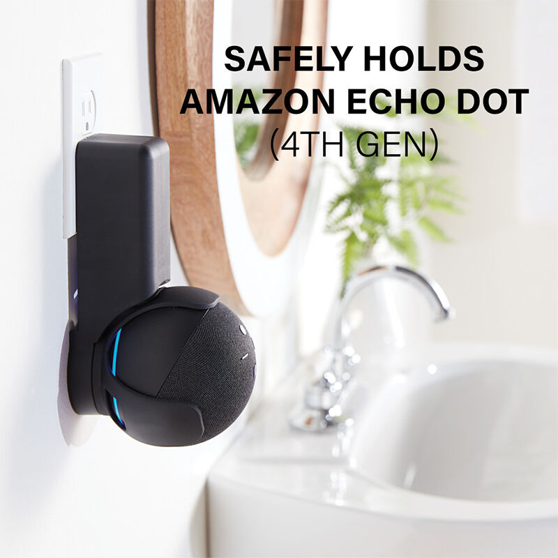 Sanus - Outlet Hanger Designed for Echo Dot (4th Gen) - Black, , hires