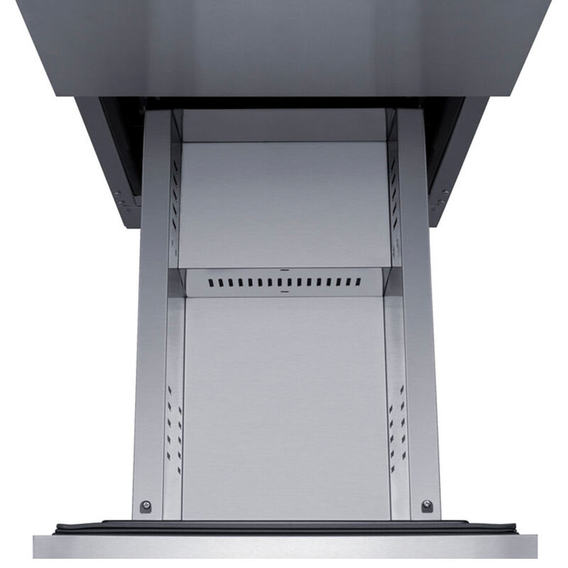 Summit 15 in. 2.7 cu. ft. Outdoor Double Refrigerator Drawers - Stainless Steel/Panel Ready, , hires