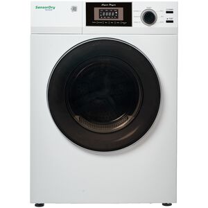 Equator Premium Compact 24 in. 3.1 cu. ft. Stackable Electric Dryer with Sensor Dry & Sanitize Cycle - White, , hires
