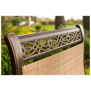 Hanover Manor 9-Piece Square Dining Set with 8 Sling-back Chairs, , hires