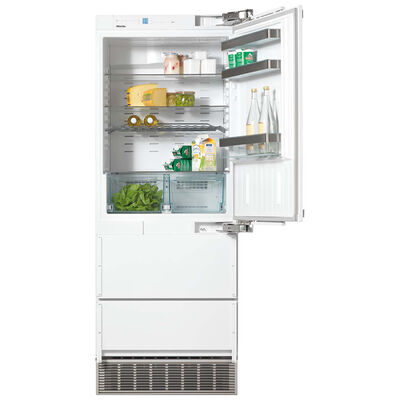 Miele 30 in. Built-In 14.1 cu. ft. Counter Depth Bottom Freezer Refrigerator - Custom Panel Ready | KFN9859IDER