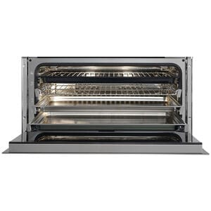 Wolf E Series 30 in. 2.4 cu. ft. Steam Electric Single Wall Oven with Dual Convection - Stainless Steel, , hires