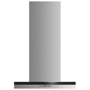 Fisher & Paykel 24 in. Chimney Style Wall Mount Range Hood with 4 Speed Settings, 600 CFM, Convertible Venting & LED Lights - Stainless Steel, , hires