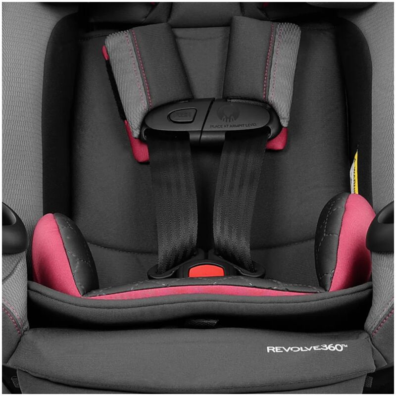 Evenflo Revolve360 Extend All-in-One Rotating Car Seat with Quick Clean Cover - Rowe Pink, , hires