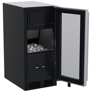 Marvel 15 in. Built-In Undercounter Ice Maker with 28 lb. Ice Storage, Auto-Defrost & Digital Control - Stainless Steel, , hires