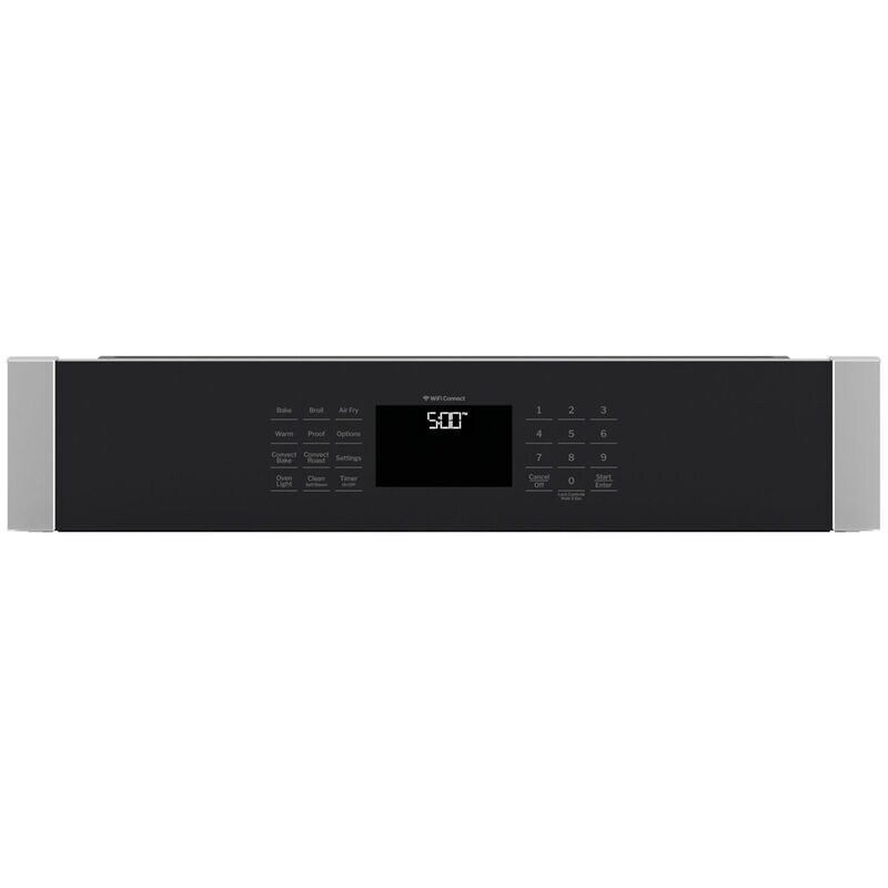 GE 27 in. 8.6 cu. ft. Smart Top Control Electric Double Wall Oven with True European Convection - Stainless Steel, , hires