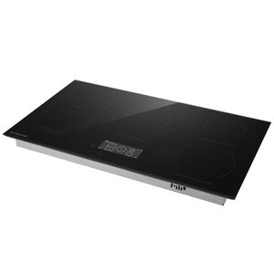 LG Signature 36 in. 5-Burner Smart Induction Cooktop with Simmer Burner & Power Burner - Black, , hires