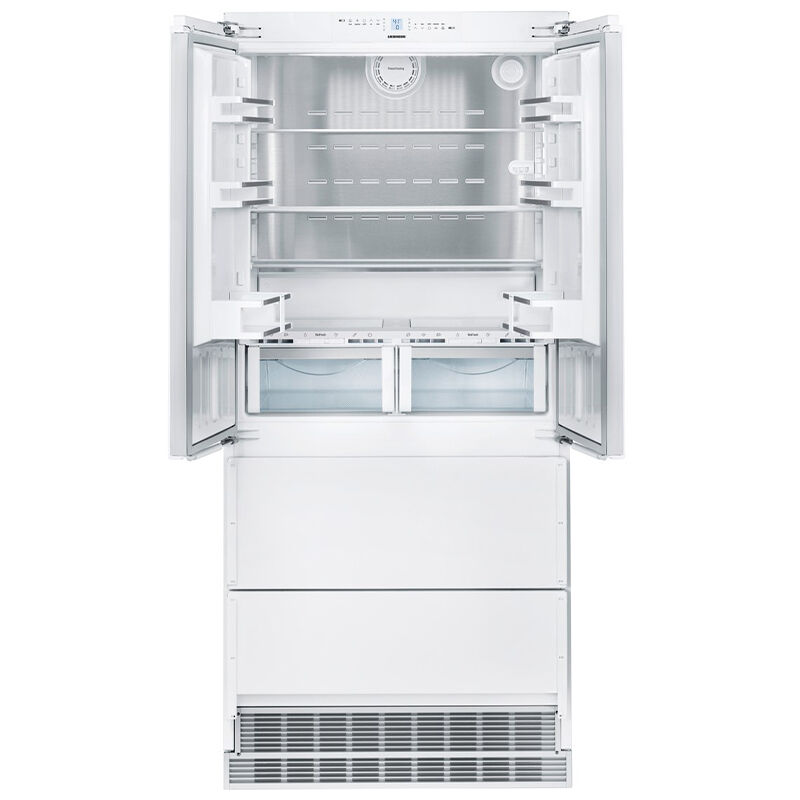 Liebherr 36 in. 18.9 cu. ft. Built-In Counter Depth 4-Door French Door Refrigerator with Ice Maker - Custom Panel Ready, , hires