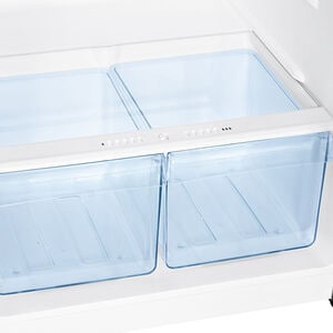 Avanti 24 in. 10 cu. ft. Counter Depth Top Freezer Refrigerator - White, , hires