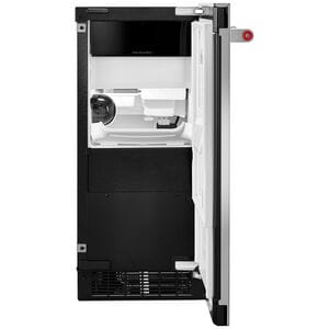 KitchenAid 15 in. Built-In Undercounter Ice Maker with 25 lb. Ice Storage, Auto-Defrost & Digital Control - Stainless Steel with PrintShield Finish, , hires