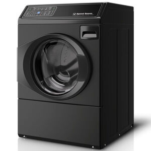 Speed Queen 27 in. 3.5 cu. ft. Front Load Washer with Pet Plus Flea Cycle & Sanitize with Oxi - Matte Black - RIGHT DOOR HINGE (not reversible), Matte Black, hires