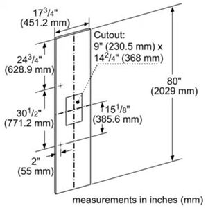 Thermador 18 in. Door Panel Kit for Freezer - Stainless Steel, , hires