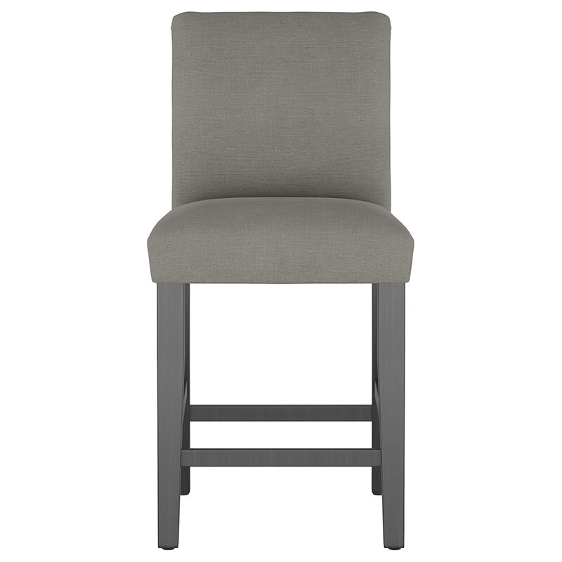 Skyline Furniture 26" Counter Stool in Linen Fabric - Grey, Grey, hires
