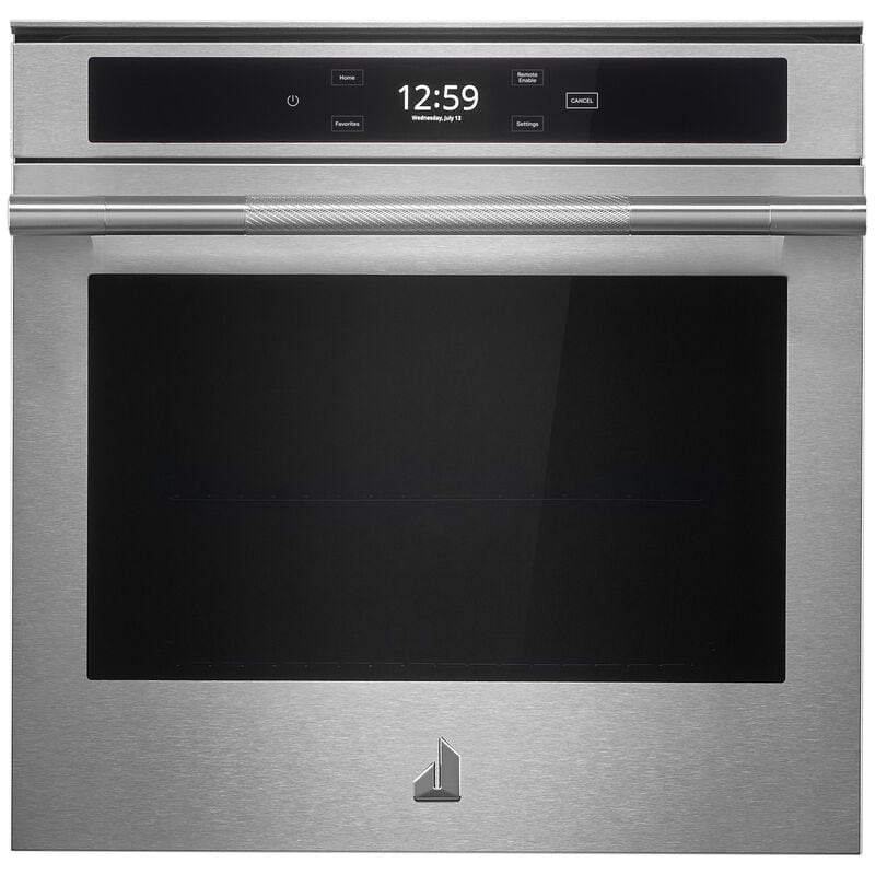 JennAir Rise 24 in. 2.6 cu. ft. Smart Electric Single Wall Oven with True European Convection - Stainless Steel, , hires