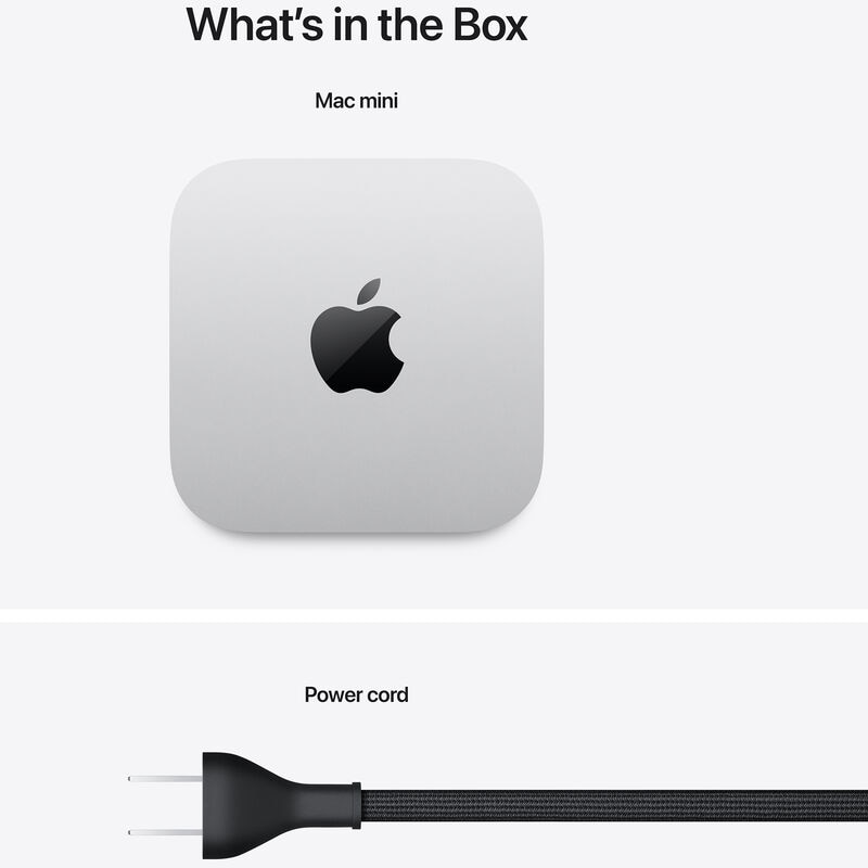 Apple - Mac mini Desktop - Latest Model - M4 chip - Built for Apple Intelligence - 16GB Memory - 512GB SSD - Silver, , hires