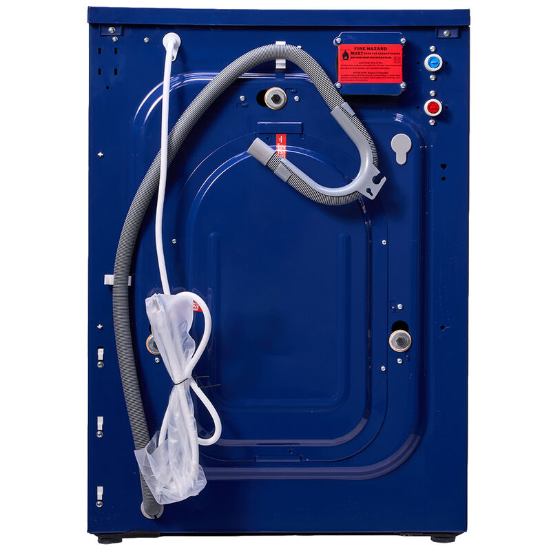 Equator 24 in. 1.9 cu. ft. Electric Front Load All-in-One Laundry Center with Sanitize Cycle & Sensor Dry - Blue, Blue, hires