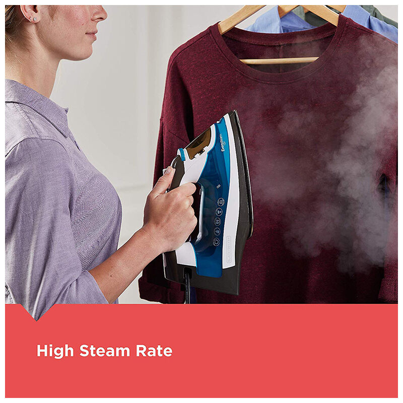 Black & Decker One Step Steam Cord Reel Iron | P.C. Richard & Son