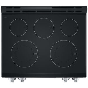 LG 30 in. 6.3 cu. ft. Smart Slide-In Electric Range with Radiant Burners - PrintProof Stainless Steel, , hires
