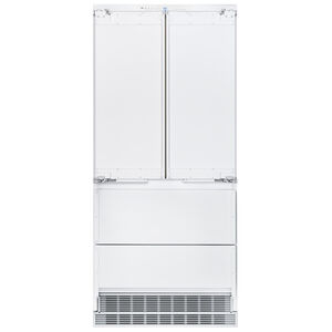 Liebherr 36 in. 19.5 cu. ft. Built-In Counter Depth 4-Door French Door Refrigerator - Custom Panel Ready, , hires