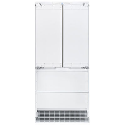 Liebherr 36 in. 19.5 cu. ft. Built-In Counter Depth 4-Door French Door Refrigerator - Custom Panel Ready | HC-2092