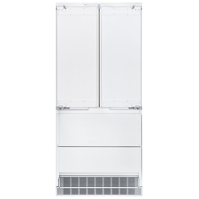 Liebherr 36 in. 19.5 cu. ft. Built-In Counter Depth 4-Door French Door Refrigerator with Ice Maker - Custom Panel Ready, , hires