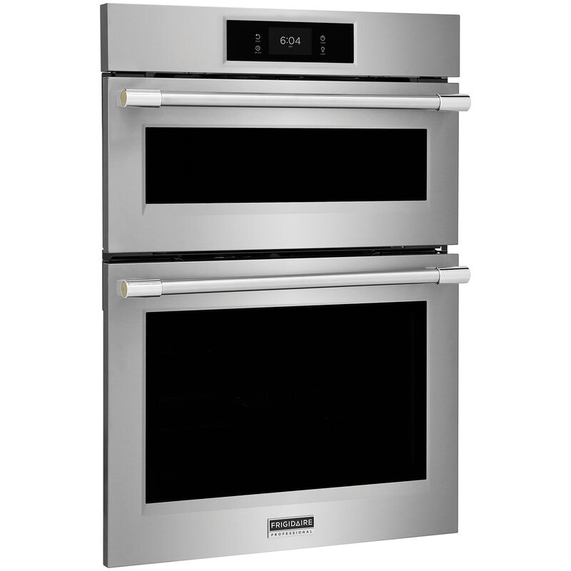 Frigidaire Professional 30 in. 7 cu. ft. Steam Electric Microwave/Wall Oven Combo with True European Convection - Stainless Steel, , hires