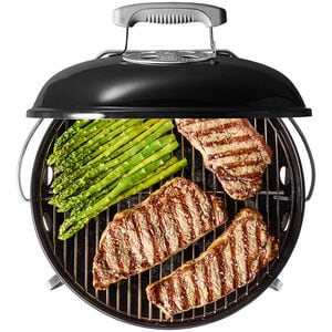 Weber Smokey Joe 14 in. Portable Charcoal Grill - Black, , hires